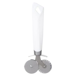 Stainless Steel Pizza Cutter With Plastic Handle By Fing Fang, 19 Cm - White