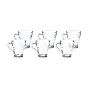 Blink Max Mug Set, 6 Pieces, 230 ml - Clear