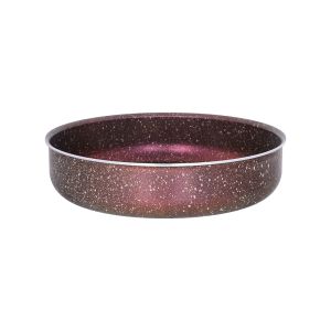 Nouval Round Oven Tray, 28 cm - Dark Red