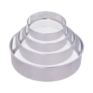 Rocky Sieves Set, 4 Pieces - Silver