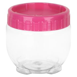 Joy Plast Spice Jar with lid, 500 ml - Clear Fuchsia