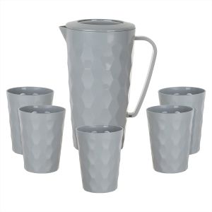 Elite Plastic jug with 5 cups, 2 liters