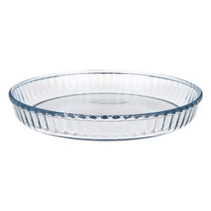 Pyrex Thermal Glass Pizza Plate, 25 Cm - Clear