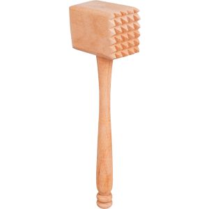 EL Saudi Beech Wood Meat Hammer, 34 cm - Wooden