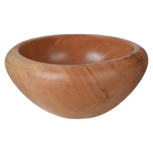 بوله خشب بومبيه مستديره أليت، 18×9 سم - خشبي