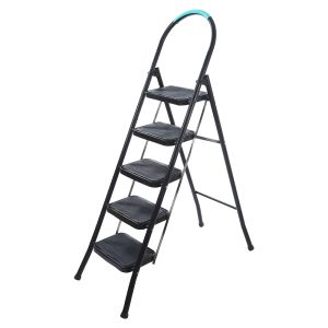 Sarah Metal Ladder, 5 Steps - Black