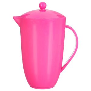 Plastic Flask with Lid, 2.6 liter