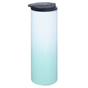 Home Stainless Steel Thermal Water Bottle, 500 ml - White Green