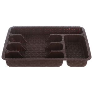 El Helal & Star Rattan Forks and Spoons Organizer, 30×35 cm
