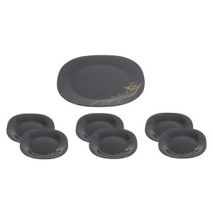 Arcoglass Round Cake Set, 7 Pieces