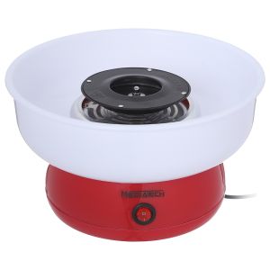 ماكينة غزل بنات ميدياتك، 450 وات، 26×15 سم، MT-CM250 - احمر ابيض