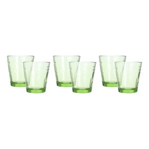 Pasabahce Deco Medium Cup Set, 6 Pieces - Green