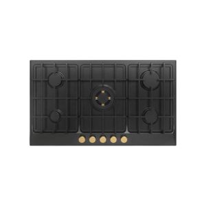 Fresh HAFR90CMBC1/BR Built In Cooker, 5 Gas Burner, 60×90 cm - Black