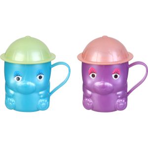 Winner Plast Plastic Mug Set for Kids, 2 Pieces, 200 ml - Multicolor