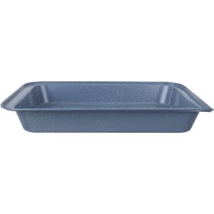 Falmer Rectangular Granite Cake Pan, 37.5×25.5 cm - Grey White