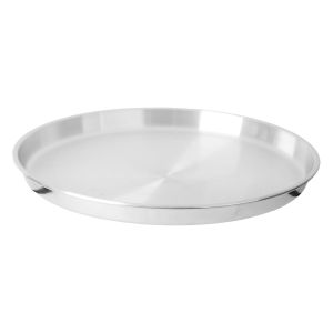 Nouval Aluminum Basbousa Tray, 45 cm - Silver