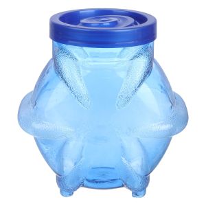 Plastic Storage Jar, 1.5 Liter - Blue