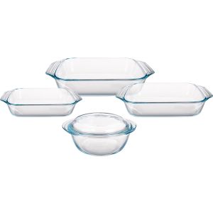 Pyrex Thermal Glass Oven Dish Set 5 Pieces - Clear