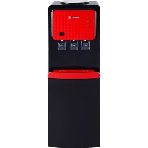 Dream DR5300 Water Cooler, 3 Taps, Hot, Cold & Warm, Storage Cabinet - Black Red