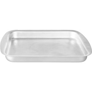 Magic Rectangular Aluminum cookie Tray, 30 cm - Silver