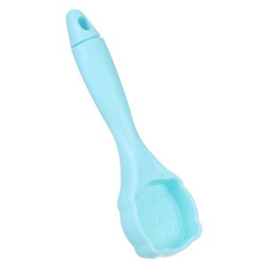 Plastic Pastry Formation Mold, Spoon Shape, 18 cm - Light Blue