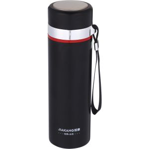 Stainless Steel Thermal Mug, 450 ml - Black