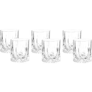RCR Glass Cup Set, 6 Pieces, 210 ml - Clear