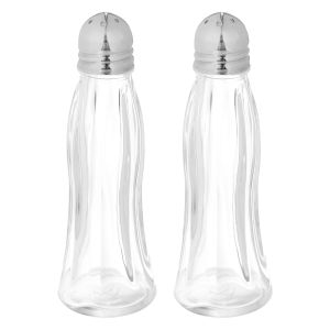 Pasabahce Glass Salt Set, 2 Pieces, 35 ml - Clear
