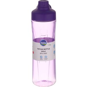 Tank Plastic Sports Water Bottle, 800ml, - Mauve