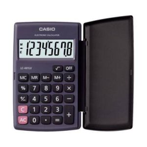 آله حاسبة مكتبية كاسيو، LC-401LV-BK-W-DP - اسود