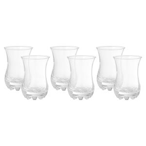 Pasabahce Silvana Estekana Glass Set, 6 Pieces, 110 ml - Clear
