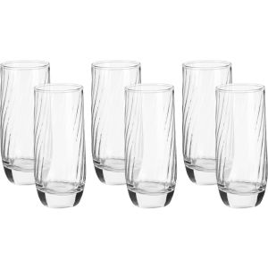 Pasabahce Glass Cups Set, 320 ml, 6 Pieces - Clear