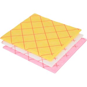 Vileda Multipurpose Cleaning Cloth Set, 3 Pieces - Multicolor