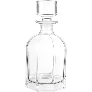 RCR Glass Square Bottle, 800 ml - Clear