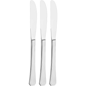 Nouval Stainless Steel Knife Set, 3 Pieces - Silver