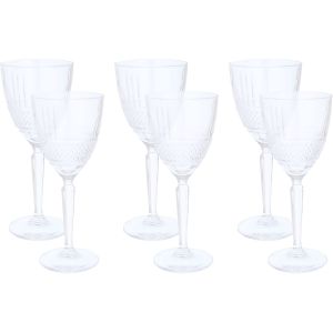 Rcr Glass Cups Set, 6 Pieces, 290 ml - Clear