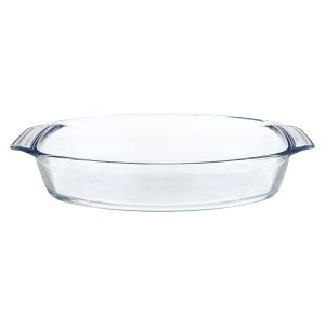 Pyrex Thermal Glass Oval Oven Dish, 39×27 Cm - Clear
