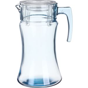 Pasabahce Glass Jug with Lid, 1400 ml - Clear