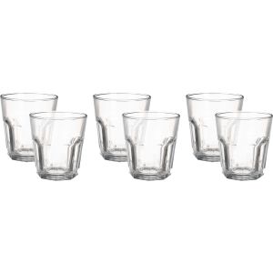 Lav Glass Cup Set Medium, 6 Pieces, 305 ml - Clear