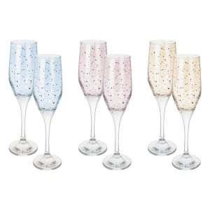 Bohemia Glasses Set, 6 Pieces - Multicolor
