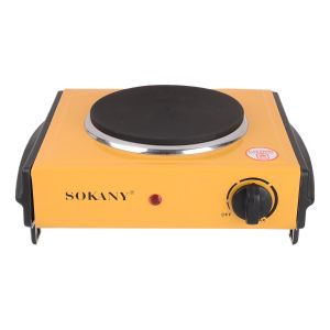 Sokany SK-100A Electric Stove, 1000 Watt - Orange