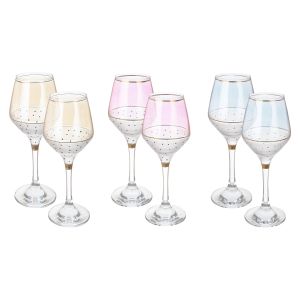 Bohemia Glasses Set, 6 Pieces - Multicolor