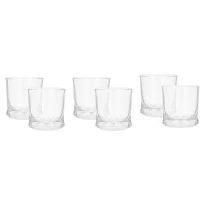 Ocean Glass Cup Set, 6 Pieces - Clear