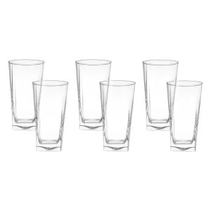 Pasabahce Glass Cup Set, 6 Pieces, 305 ml - Clear