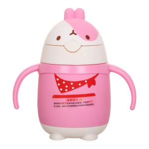 Al samar kids Thermos With Shalemoh, 280 ml - Rose White