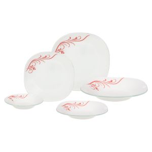 Arco Glass Arco Pyrex Dinner Set, 20 Piece - White