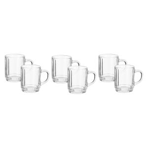 Luminarc Mug Set, 6 Pieces - Clear
