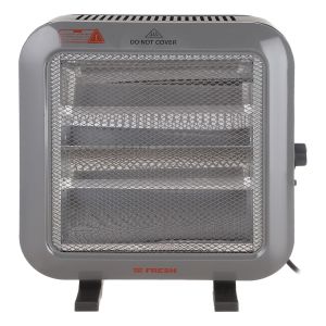 Fresh Electric Heaters, 2 Candles, 1200 watt- Grey Black
