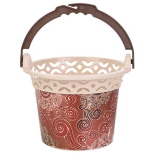 Al Wataneya Round Clothespins Basket, 20×14 cm