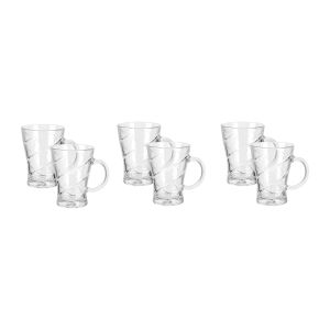 Luminarc Glass Mug Set, 6 Pieces, 250 ml - Clear